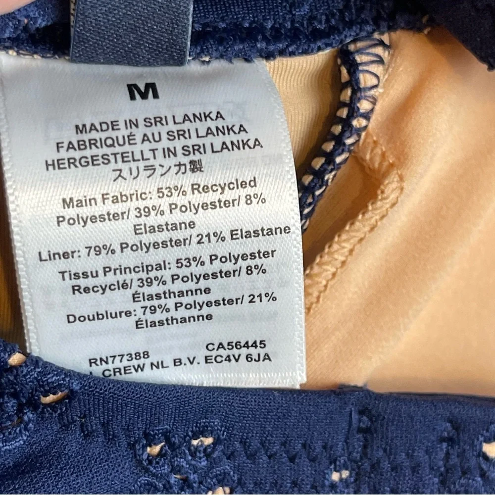NWT J Crew Eyelet scoop bikini top BP348 - Size M - Picture 10 of 11
